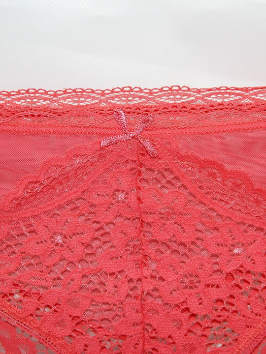Damen Slip Coral