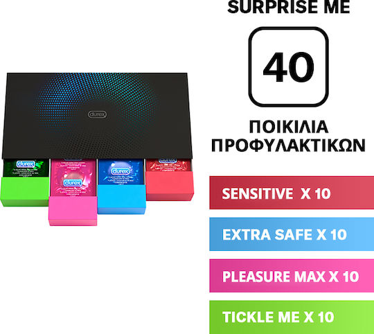 Durex Προφυλακτικά Surprise Me Premium Variety Pack 1τμχ 56mm