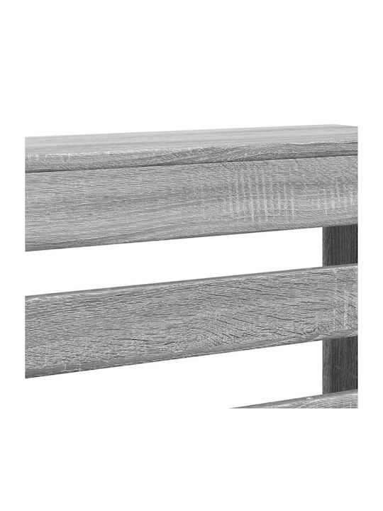 vidaXL Heizkörperabdeckung aus Spanplatte Grau 78x20x82cm