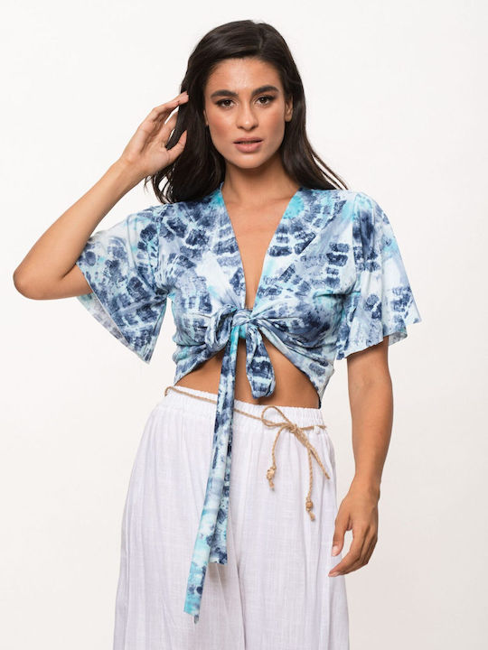 Boutique Damen Crop Top Mehrfarbig