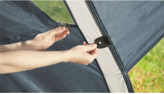 Outwell Cloud 4 Camping Tent Igloo Blue with Double Cloth 3 Seasons for 4 People 340x260x135cm