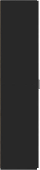 Bibliothek Black Velvet-Black Metal 30x42.5x185cm