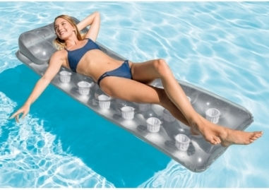 Intex Inflatable Mattress for Sea Transparent 188x71cm