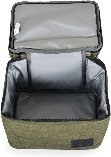 Cangaroo Aurora School Insulated Hand Lunch Bag Green 22 x 16 x 31cm