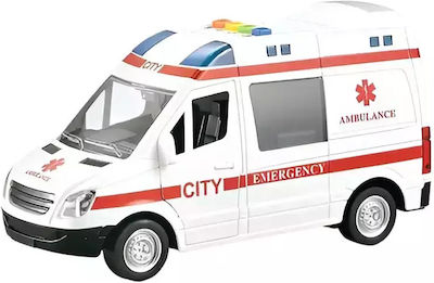 Gounaridis-di Friction 1:16 Ambulance Lights Sounds 21cm Wy590a 3 Years + 27.50 x 12.00 x 17.00 cm