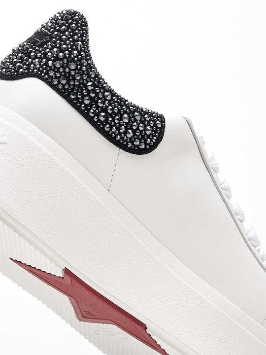 Mody.strass Γυναικεία Sneakers Λευκά