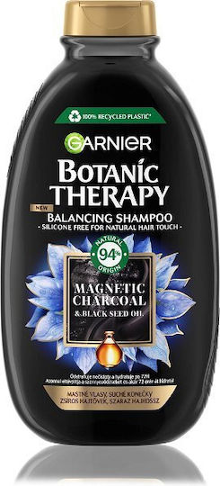 Garnier Therapy Magnetic Charcoal Cleansing Shampoos Reconstruction/Nourishment & Hydration for Oily Hair 400ml
