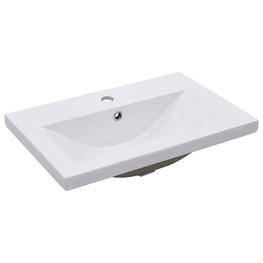 vidaXL Countertop with Sink L60xW45xH38.5cm Coffee