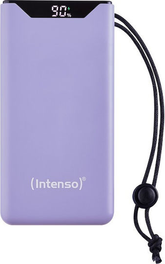 Intenso F10000 Power Bank 10000mAh 20W with USB-A Port and USB-C Port Quick Charge 3.0 Lila