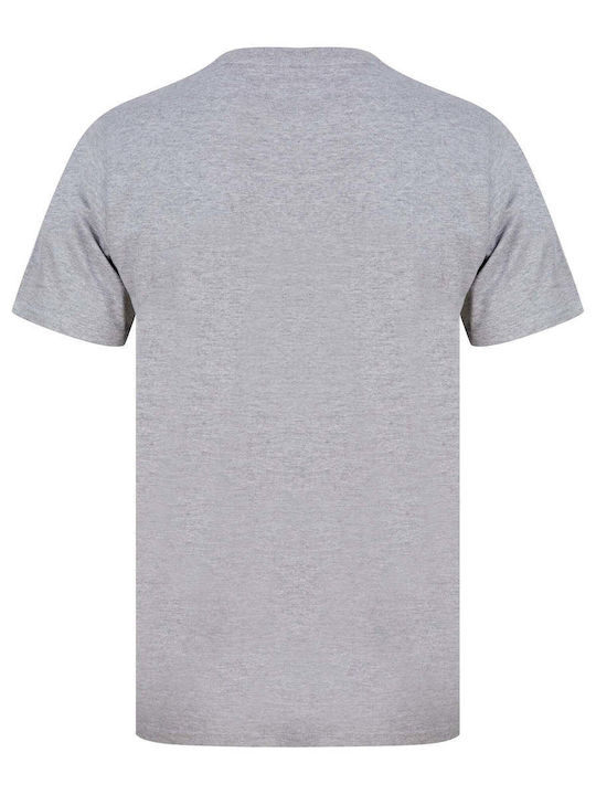 Tokyo Laundry Herren T-Shirt Kurzarm Light Grey Marl