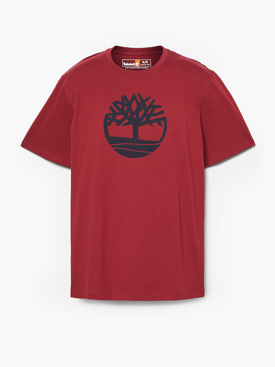 Timberland Ανδρική Μπλούζα Κόκκινη