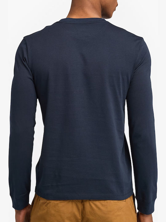 Dunstan River Long Sleeve Blouse Navy Blue