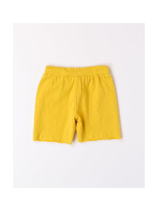 iDO Kinder Shorts/Bermudas Stoff Short Knitted Trousers Gelb