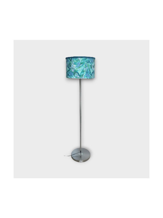 Oxygen Floor Lamp H165cm. with Socket for Bulb E27 Blue