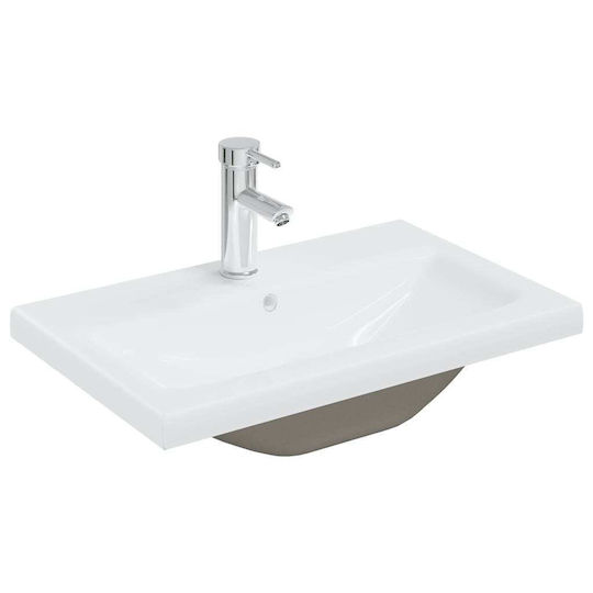 vidaXL Countertop with Sink L60xW45xH38.5cm Coffee