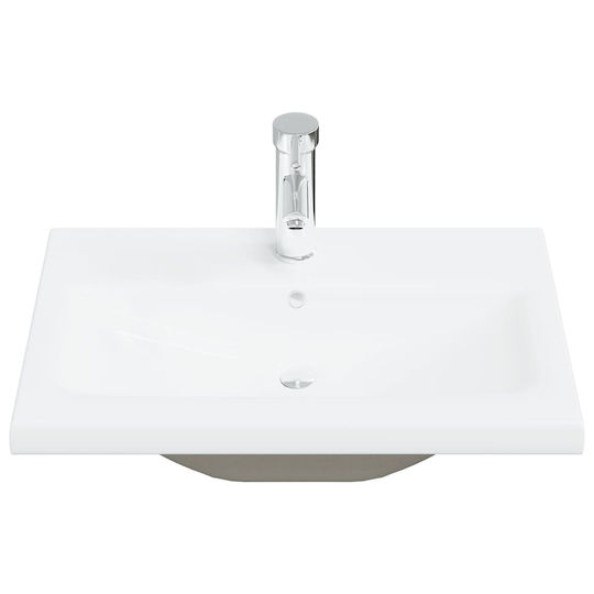 vidaXL Countertop with Sink L60xW45xH38.5cm Coffee