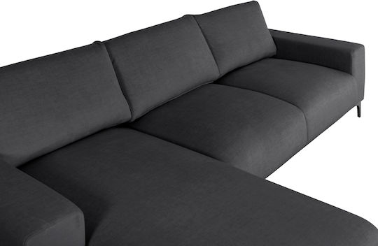 Noa Eckcouch Mit Linker Ecke Anthrazit 288x157x80cm