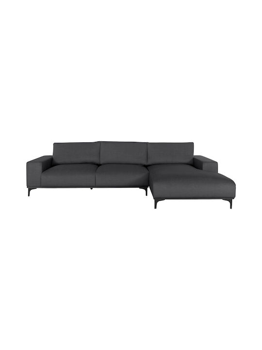 Noa Eckcouch mit Rechte Ecke Grau 288x157x80cm