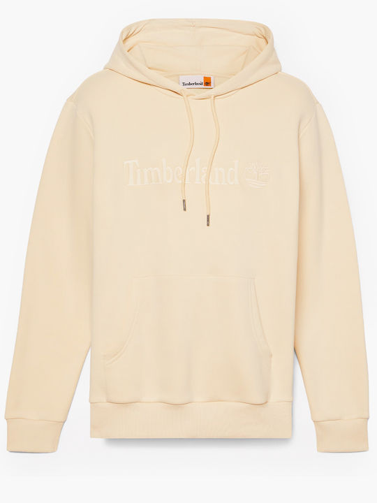 Sweatshirt with Hood Beige