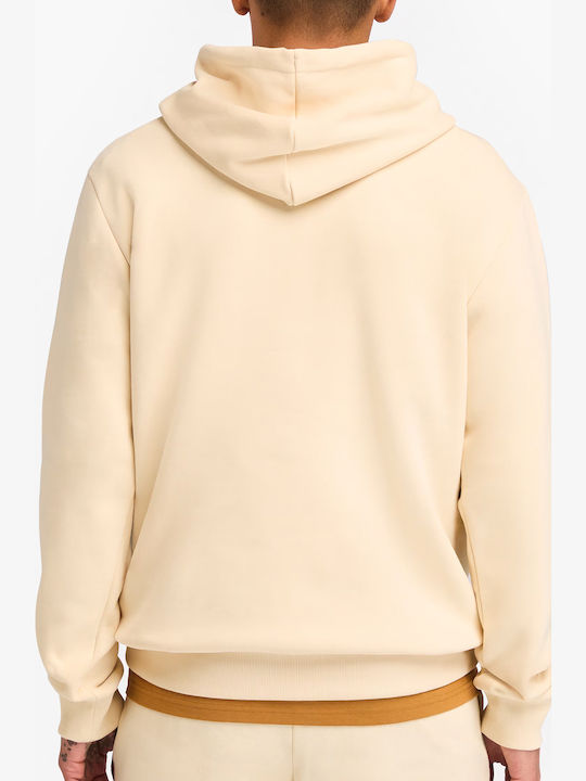 Sweatshirt with Hood Beige