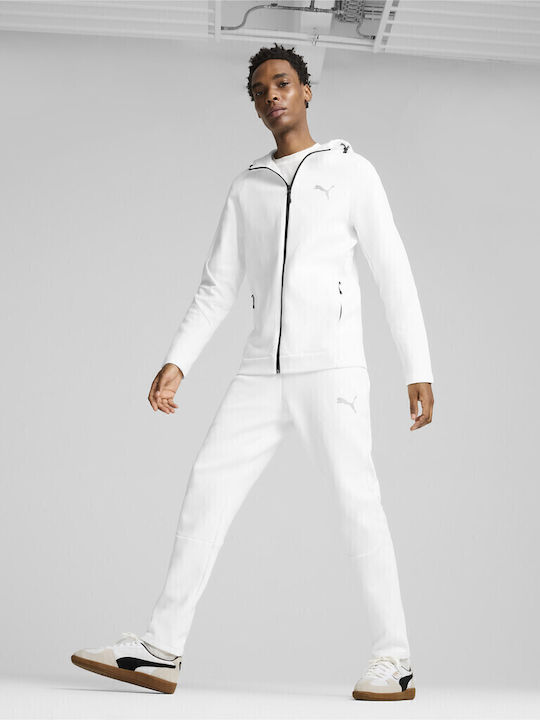 Evostripe Sweatshirt with Hood WHITE