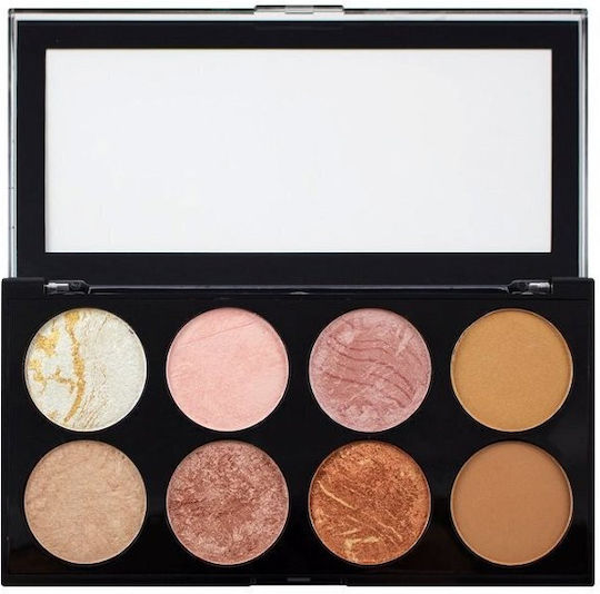 Revolution Beauty Παλέτα με Ρουζ Golden Sugar 13gr