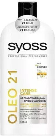 Syoss Oleo 21 Intense Care Balsam Reconstrucție/Nutriție pentru Toate Tipurile de Păr 500ml