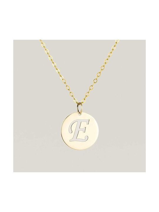 Goldsmith Halskette Monogramm aus Gold 9 K