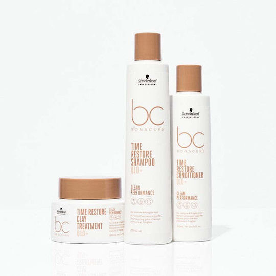 Schwarzkopf Bc Bonacure Time Restore Q10+ Balsam Reconstrucție/Nutriție pentru Toate Tipurile de Păr 200ml