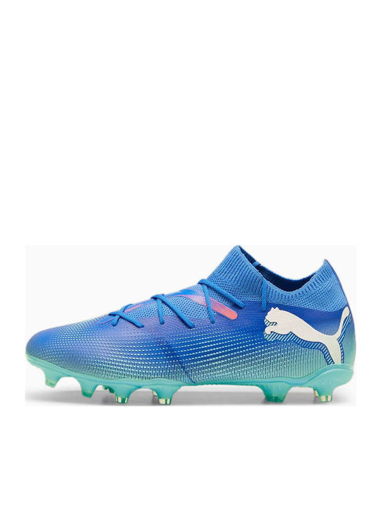 PUMA Future 7 Match Football Shoes with Cleats Blue