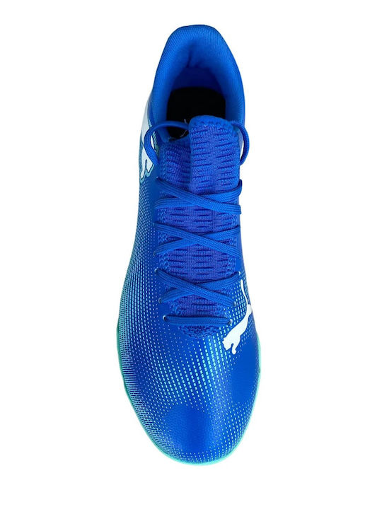 PUMA Future 7 Play Football Shoes with Molded Cleats Blue