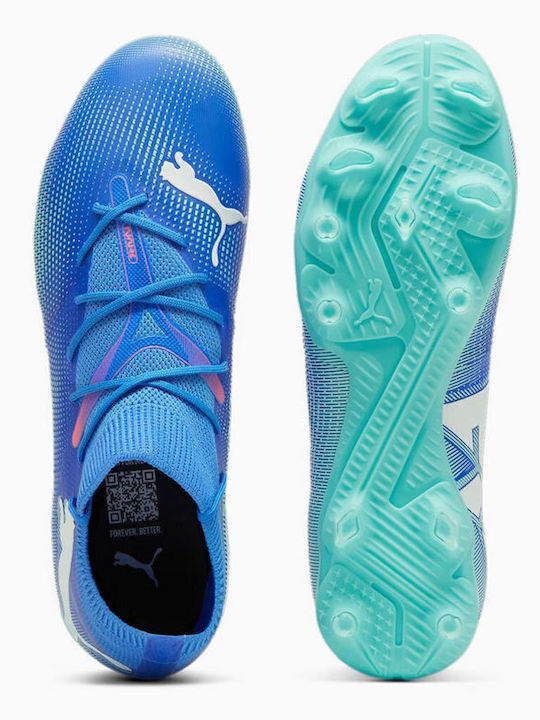 PUMA Future 7 Match Football Shoes with Cleats Blue
