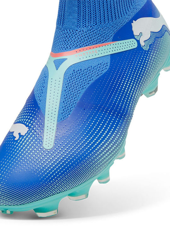 PUMA Future 7 Match Pantofi de Fotbal cu crampoane Albastre