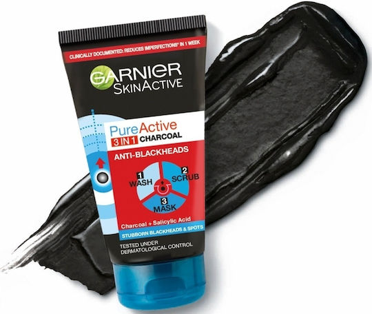Garnier SkinActive Pure Active Маска За Лице Черни Точки 150ml
