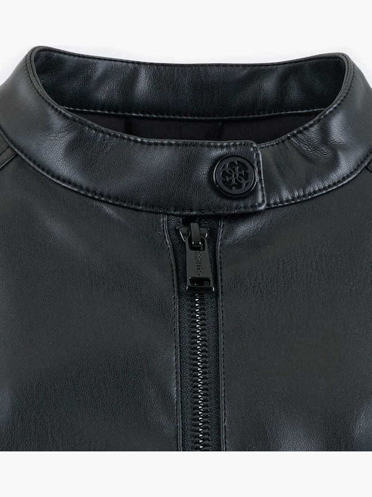 Kurz Damen Bomberjacke Black