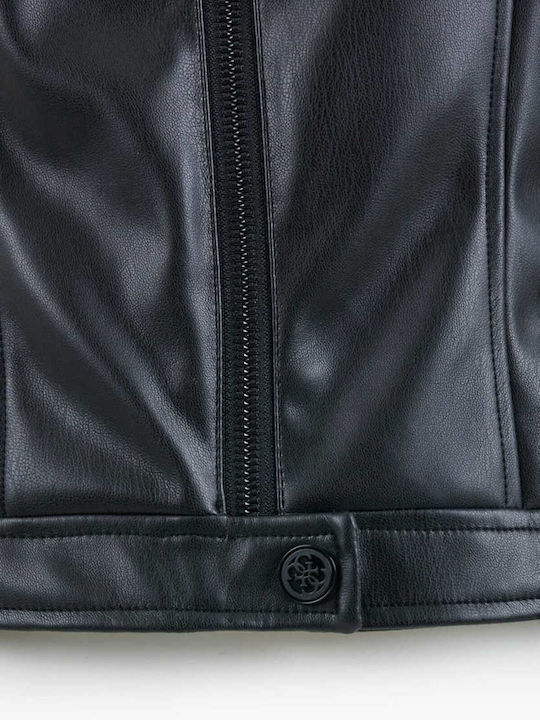 Kurz Damen Bomberjacke Black