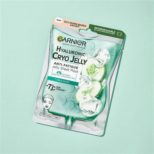 Garnier Skin Naturals Hyaluronic Cryo Jelly Маска За Лице за Освежаване 1бр