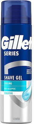 Gillette Sensitive Cool Gel Rasieren für empfindliche Haut 200ml