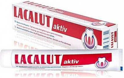 Lacalut Aktiv Toothpaste for Cavities & Periodontitis 75ml