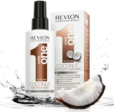 Revlon Uniq One Lotion de reconstrucție Toate într-o singură nucă de cocos pentru Păr Uscat (1bucx150ml)