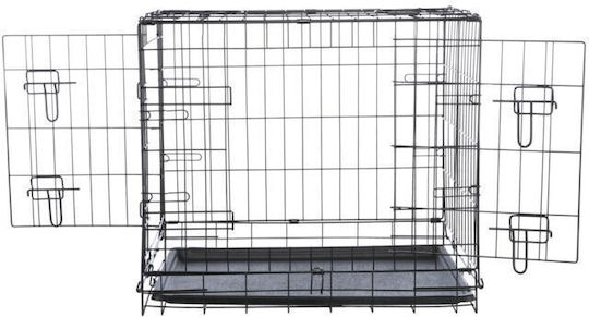 Trixie Kennel Käfig für Drahtkäfig für Hunde mit 2 Türen 64x54x48cm