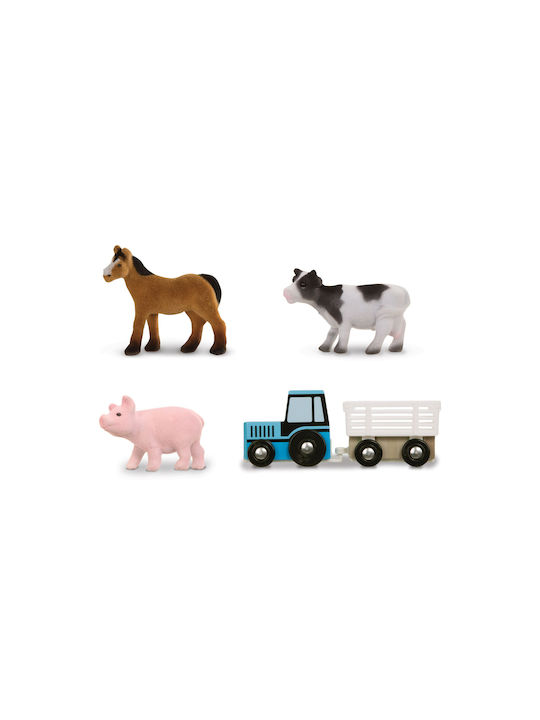 Melissa & Doug Playmat And Farm Barn Figurines Activity Mat Multicolor