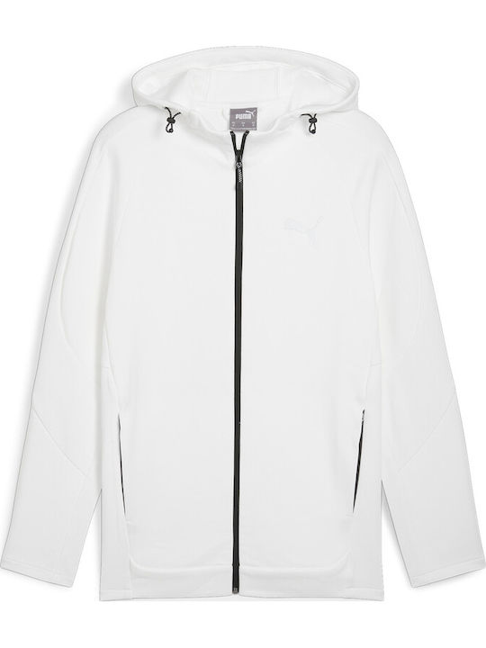 Evostripe Sweatshirt with Hood WHITE