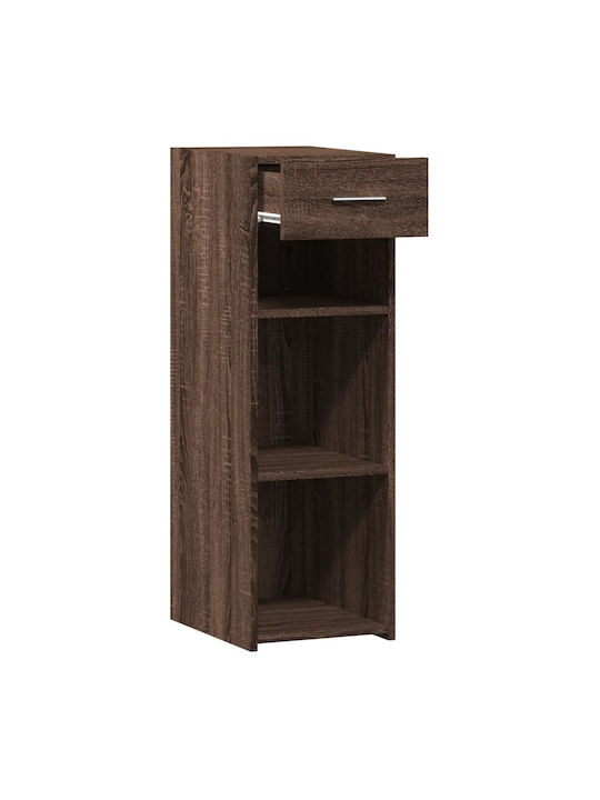 Brown Wood Bookcase 30x42.5x93cm