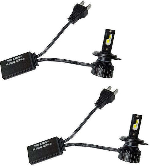 Lămpi Autoturismului H4 Canbus LED 6000K Alb rece 2buc