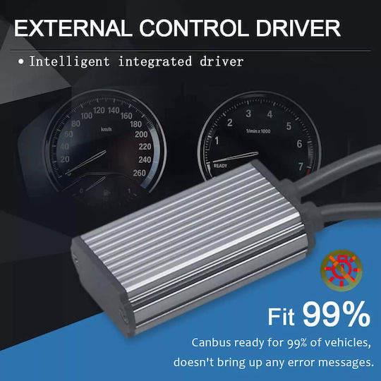 Lămpi Autoturismului H7 Canbus LED 6000K Alb rece 120W 2buc