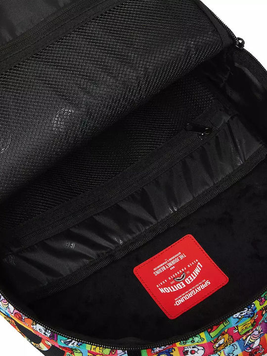 Sprayground School Bag Backpack Junior High-High School in Black color 21lt