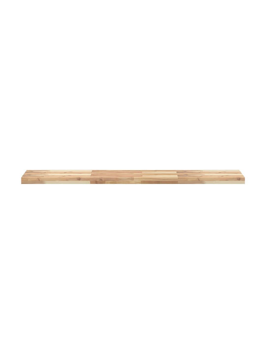 vidaXL Rectangular Bookcase Shelf made of Solid Wood Acacia 140x30x4cm 3279463 1pcs