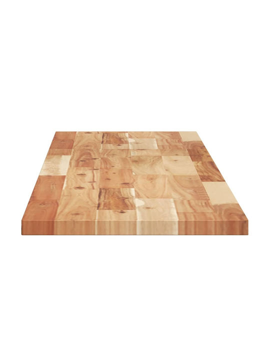 vidaXL Rectangular Raft de bibliotecă din Lemn Masiv Olive 140x30x2cm 3279543 1buc