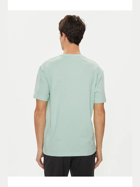 Calvin Klein Bluza Bărbătească cu Mânecă Scurtă Verde